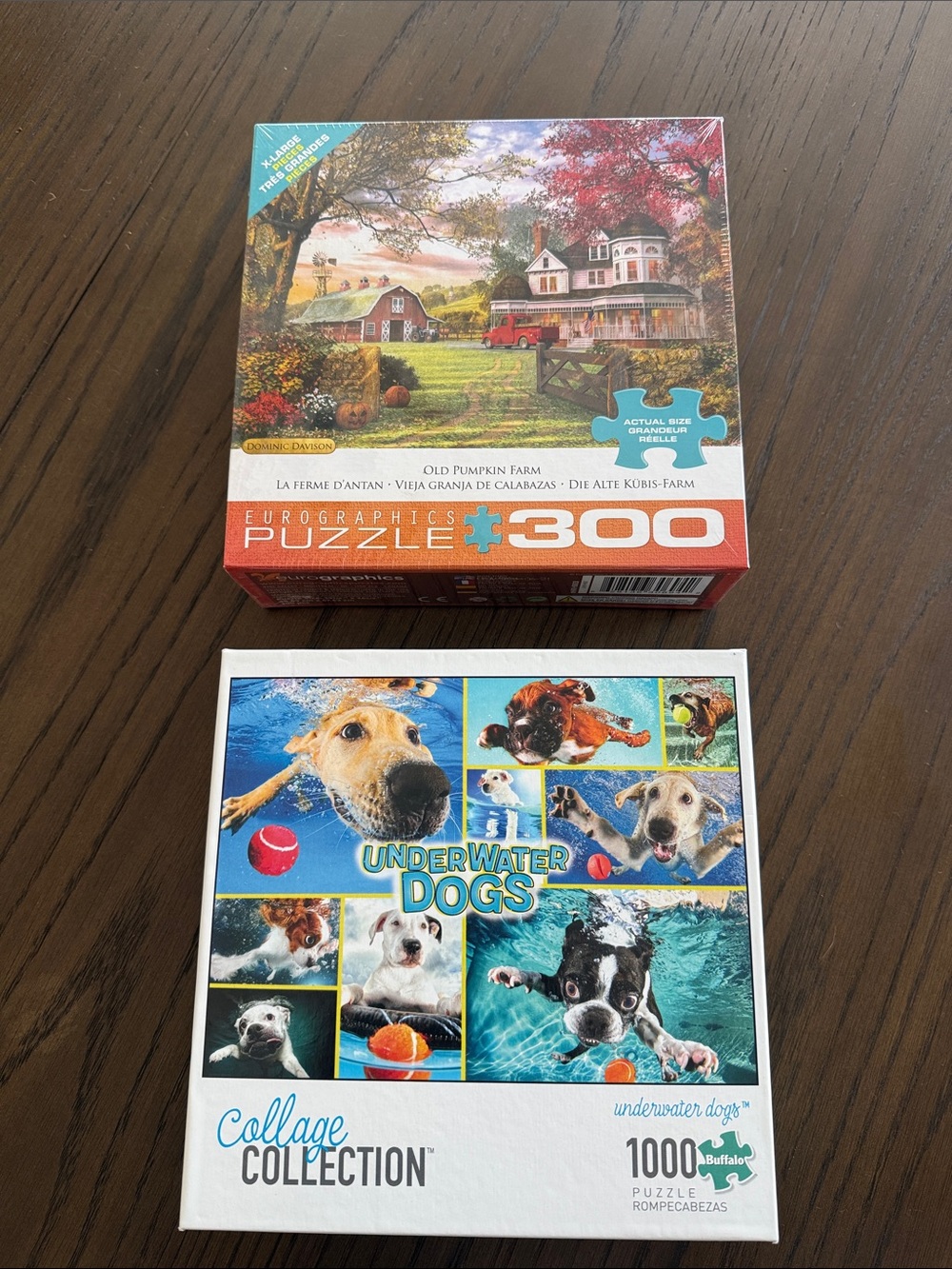 Two New Never Opened Puzzles